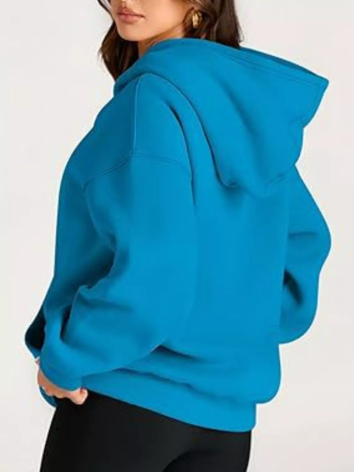 Kangaroo Pocket Long Sleeve Hoodie - Image 9