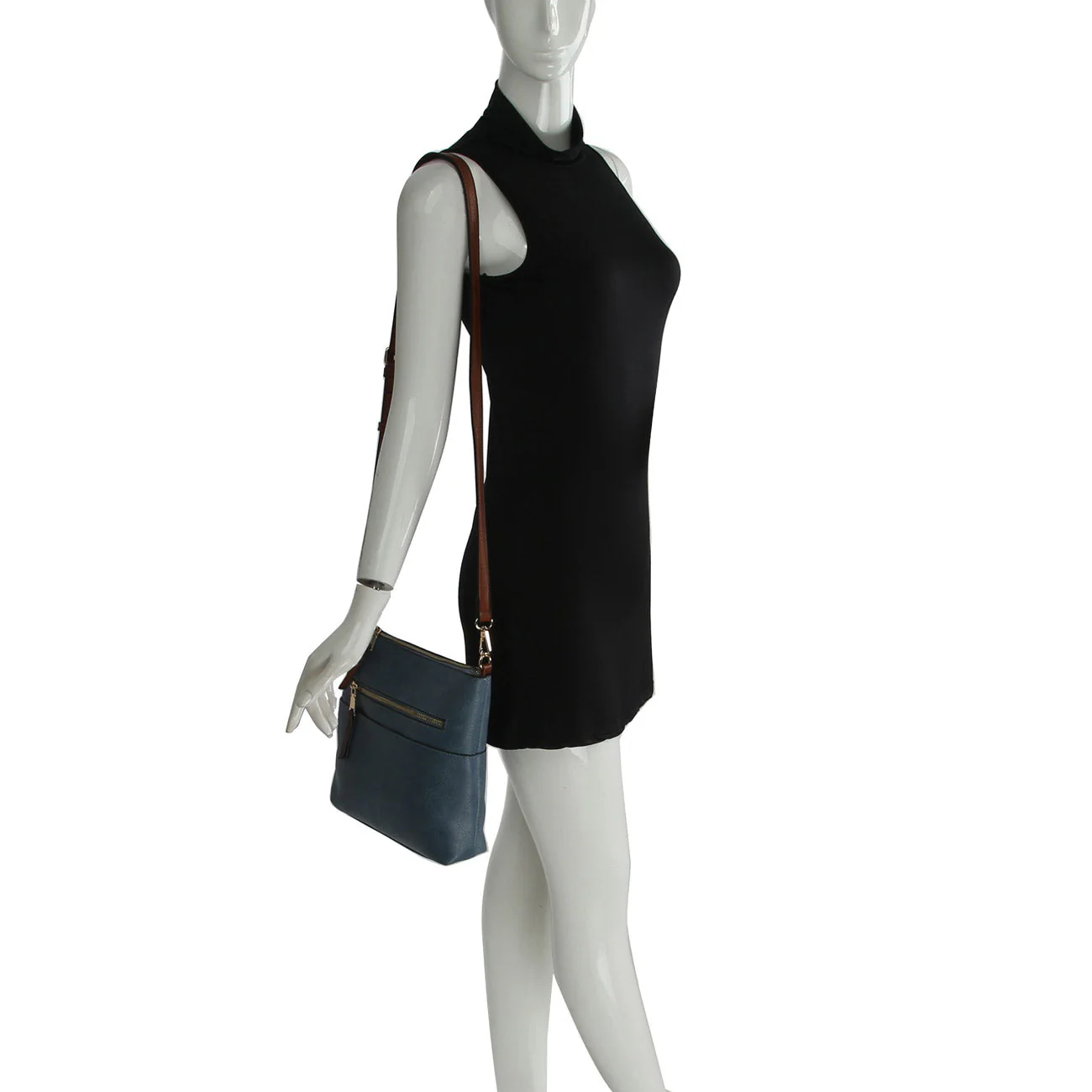 Kaylee Soft PU Vegan Leather 2 in 1 Tote Crossbody Bag - Image 11