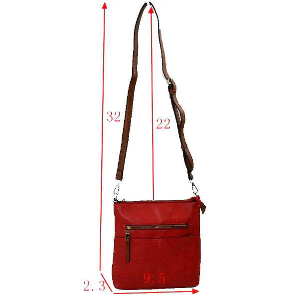 Kaylee Soft PU Vegan Leather 2 in 1 Tote Crossbody Bag - Image 13