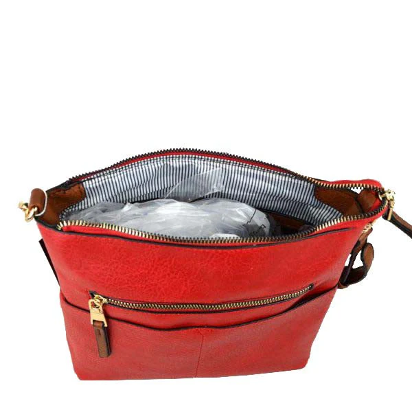 Kaylee Soft PU Vegan Leather 2 in 1 Tote Crossbody Bag - Image 14