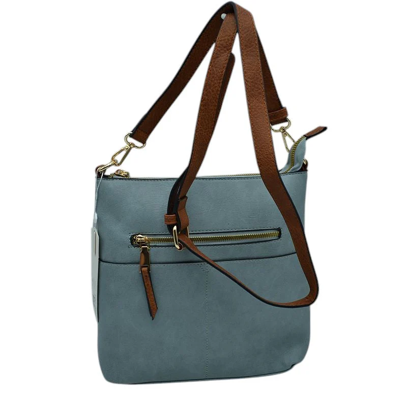 Kaylee Soft PU Vegan Leather 2 in 1 Tote Crossbody Bag - Image 20