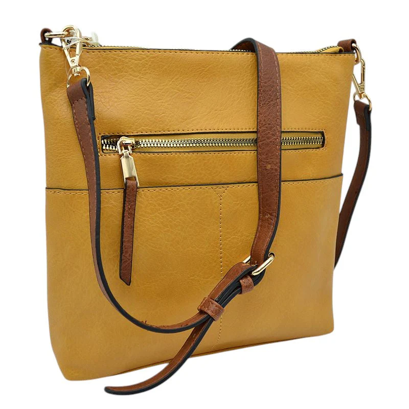 Kaylee Soft PU Vegan Leather 2 in 1 Tote Crossbody Bag - Image 30