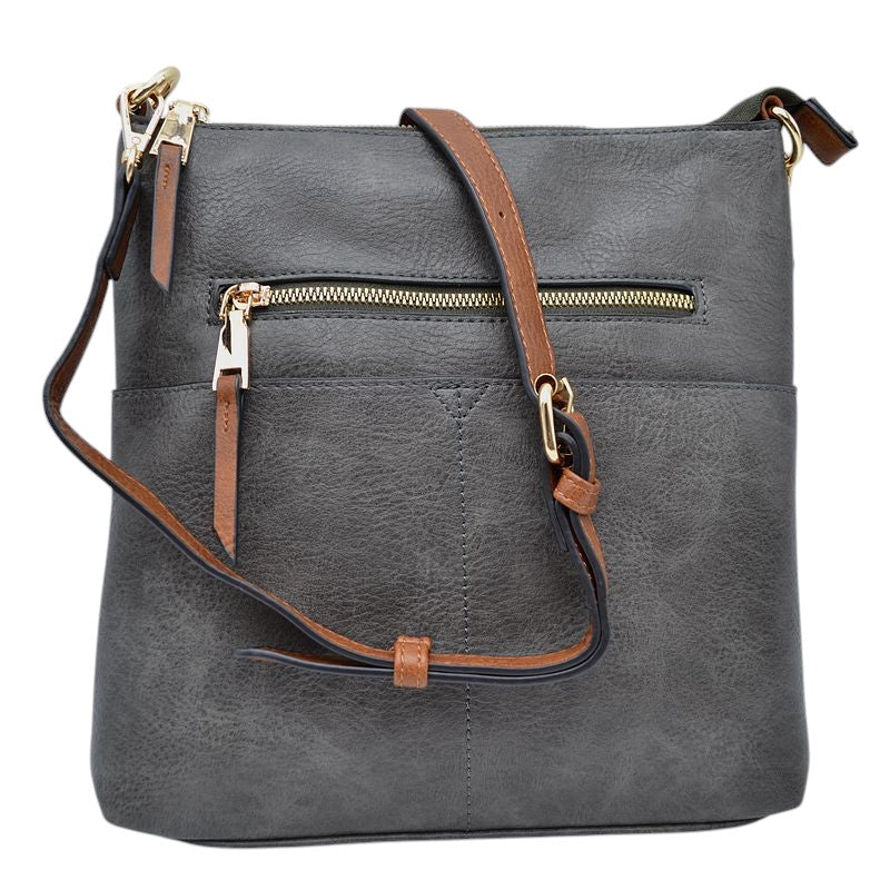 Kaylee Soft PU Vegan Leather 2 in 1 Tote Crossbody Bag - Image 34