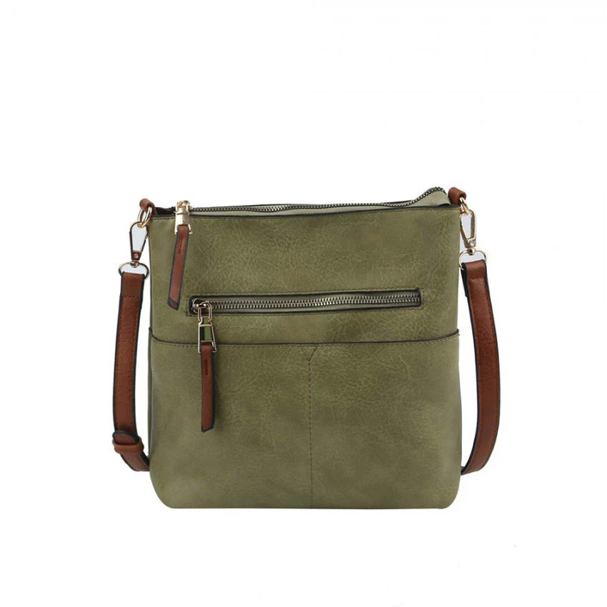 Kaylee Soft PU Vegan Leather 2 in 1 Tote Crossbody Bag - Image 5