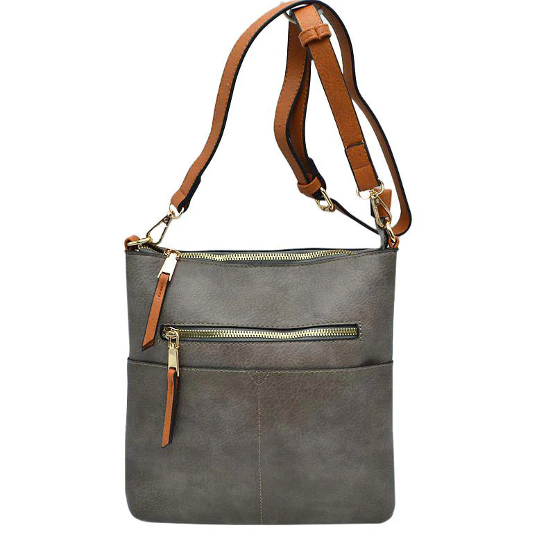 Kaylee Soft PU Vegan Leather 2 in 1 Tote Crossbody Bag - Image 7