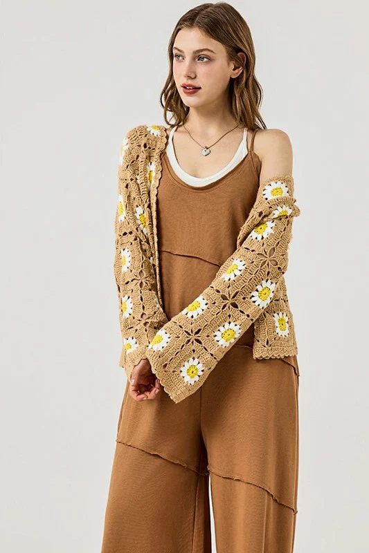 Keyhole back Wide Leg Raw Edge Jumpsuit - Image 9