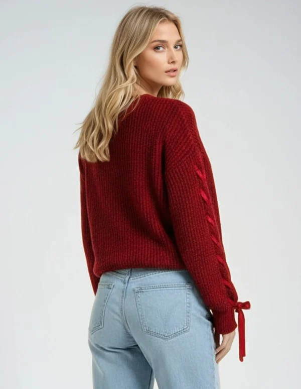 Knit Pullover Sweater - Image 3