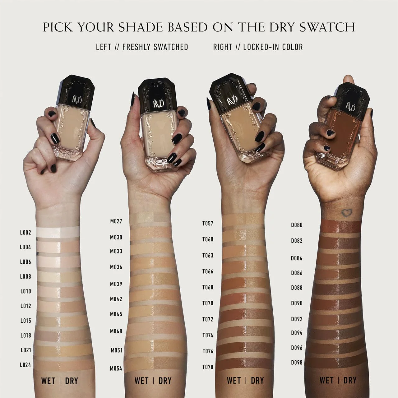 KVD Beauty Good Apple Non-Comedogenic Full-Coverage Serum Foundation Tan 072 - Image 3