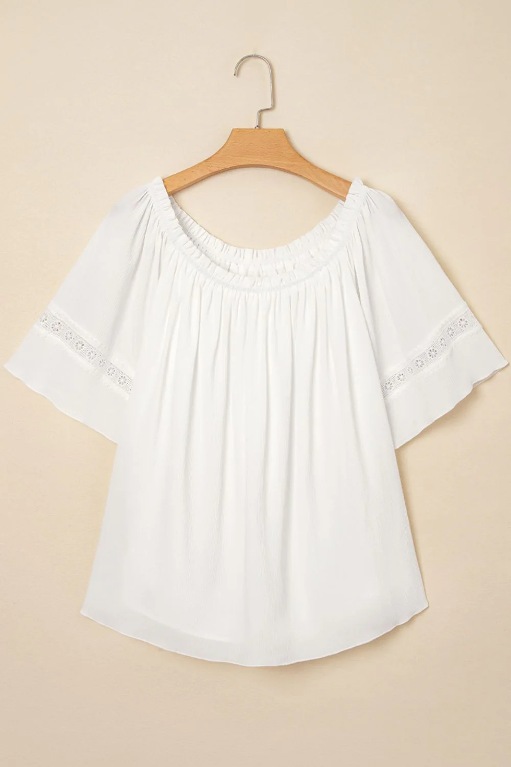 Lace Detail Off-Shoulder Blouse - Image 5
