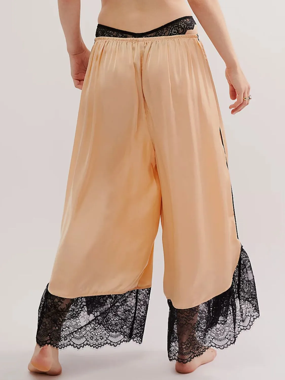 Lace Detail Wide Leg Pants - Image 10