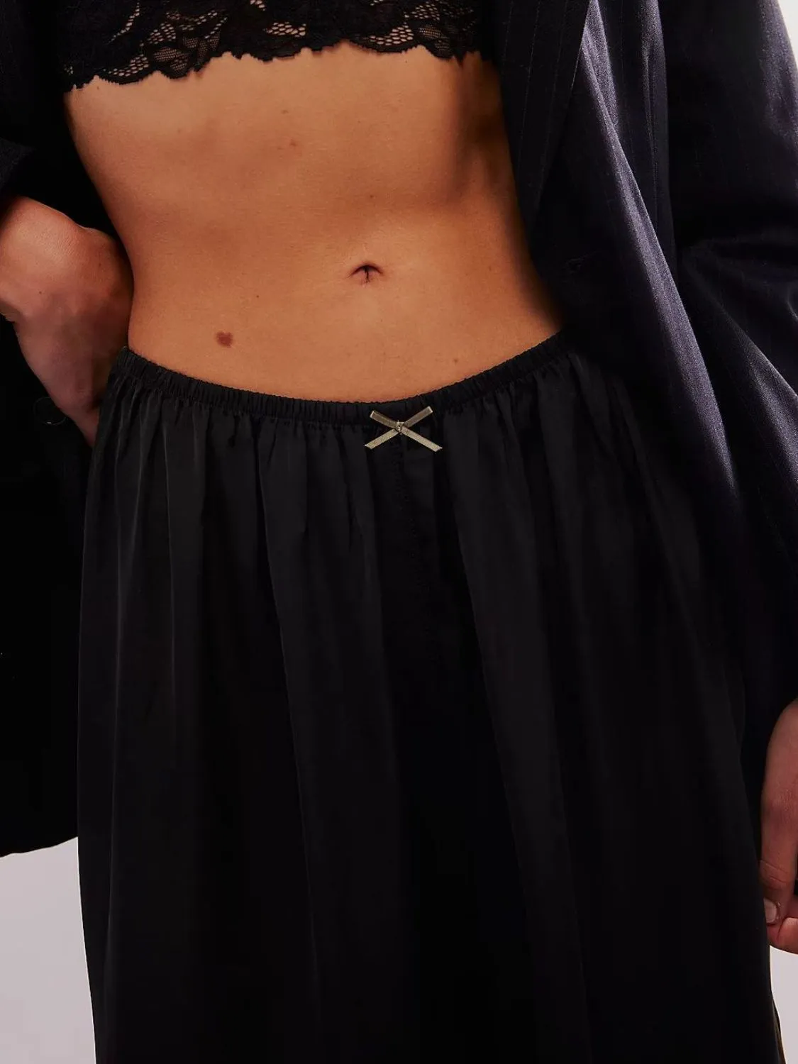 Lace Detail Wide Leg Pants - Image 3
