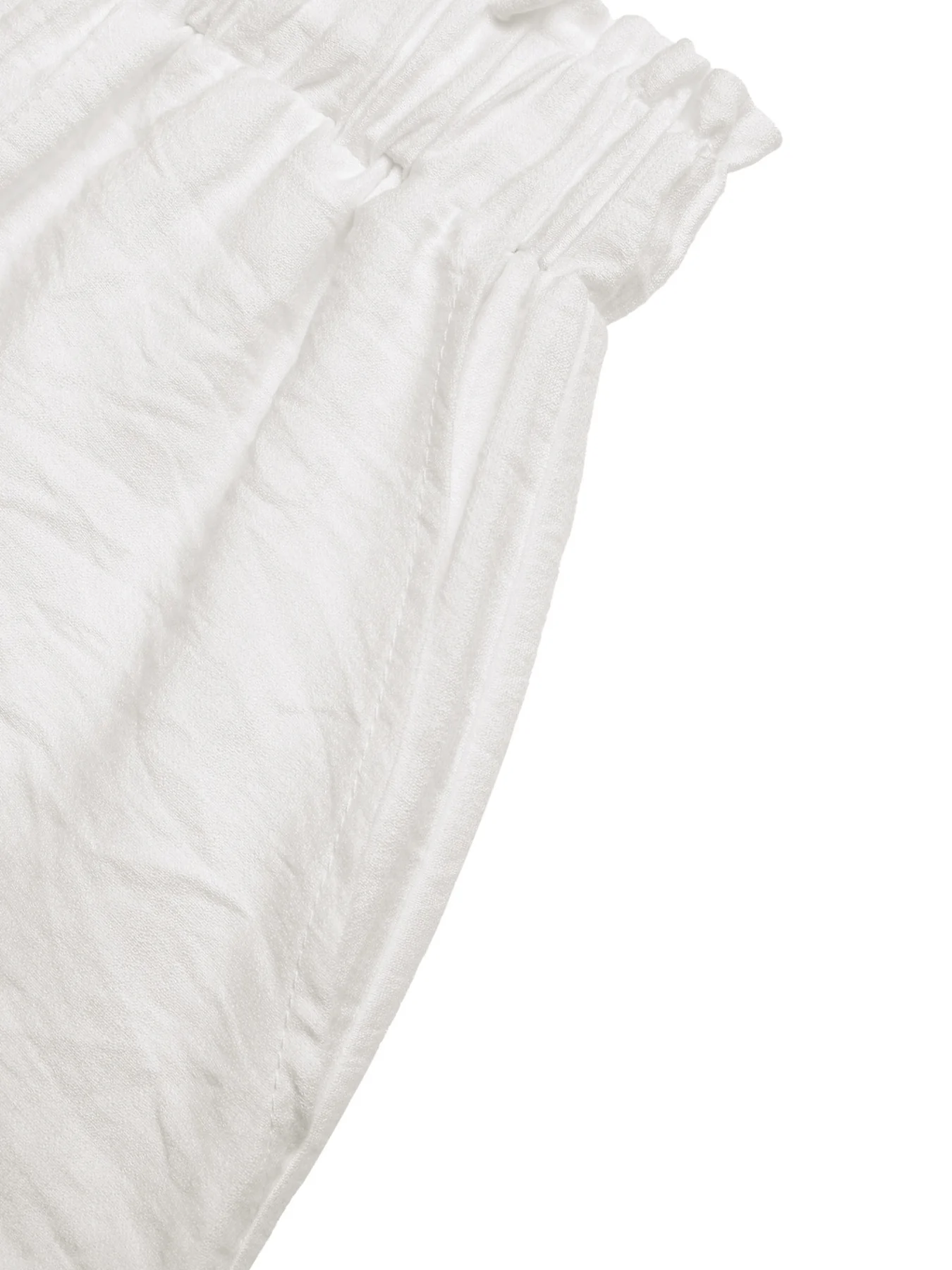 Lace Trim Drawstring Waist Shorts - Image 6