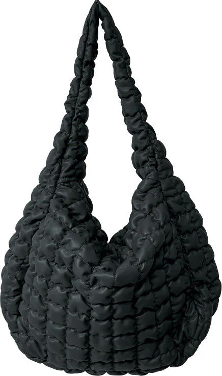 Large Quilted PU Bag - Image 4