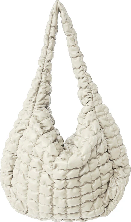Large Quilted PU Bag - Image 8
