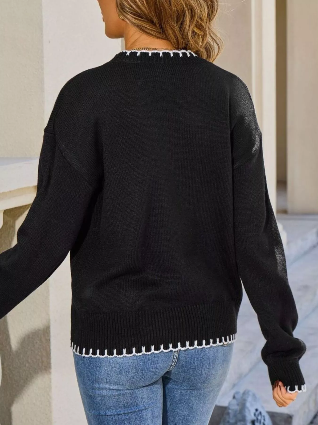 Lemon Round Neck Sweater - Image 5