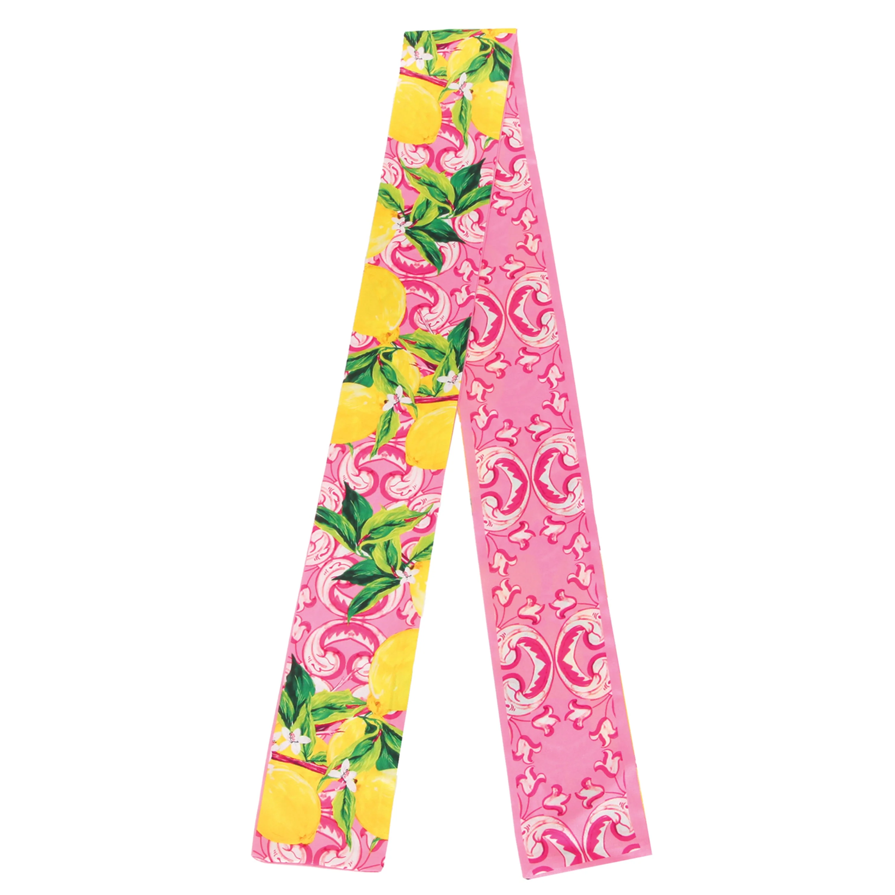Lemon Scroll Skinny Scarf - Image 2