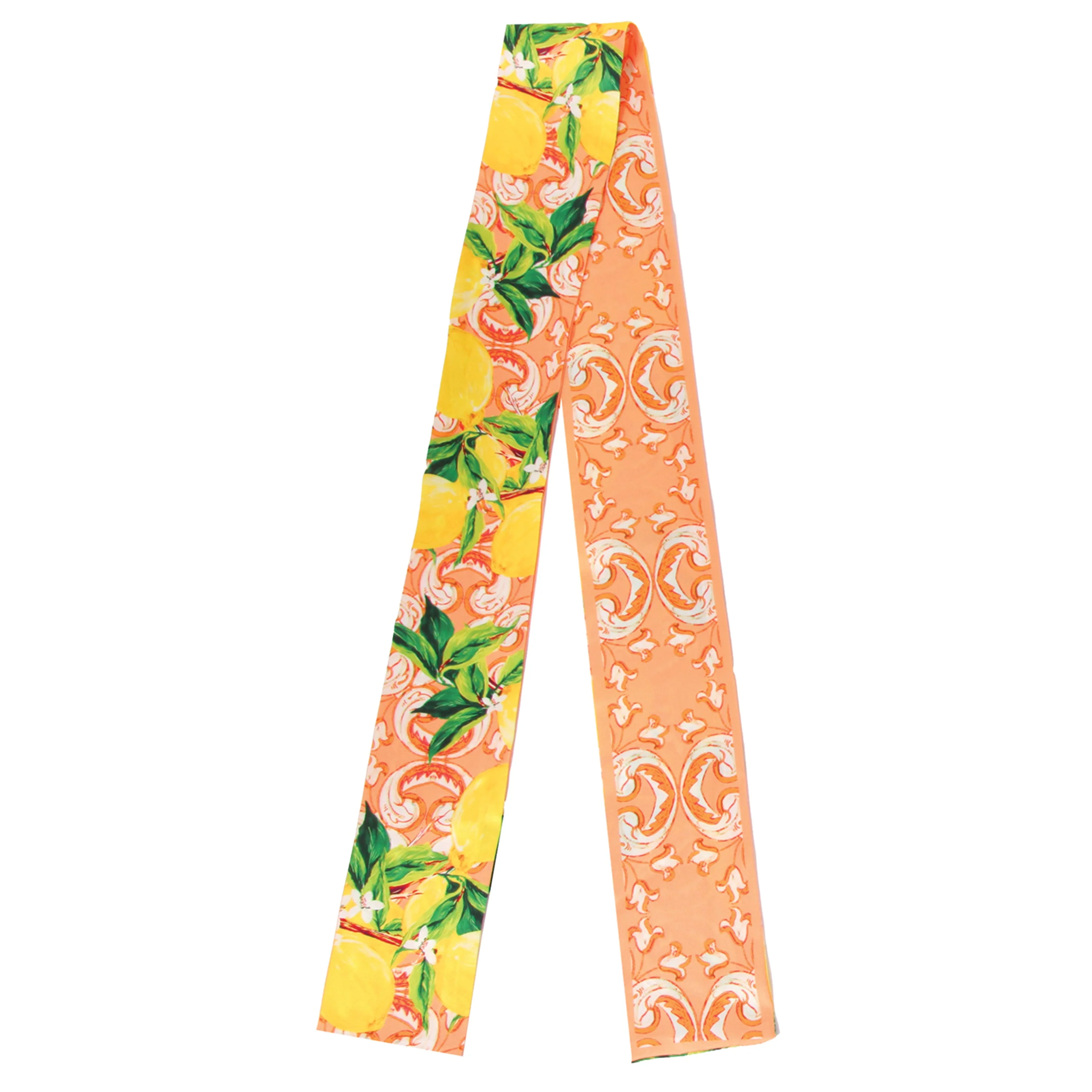 Lemon Scroll Skinny Scarf - Image 3