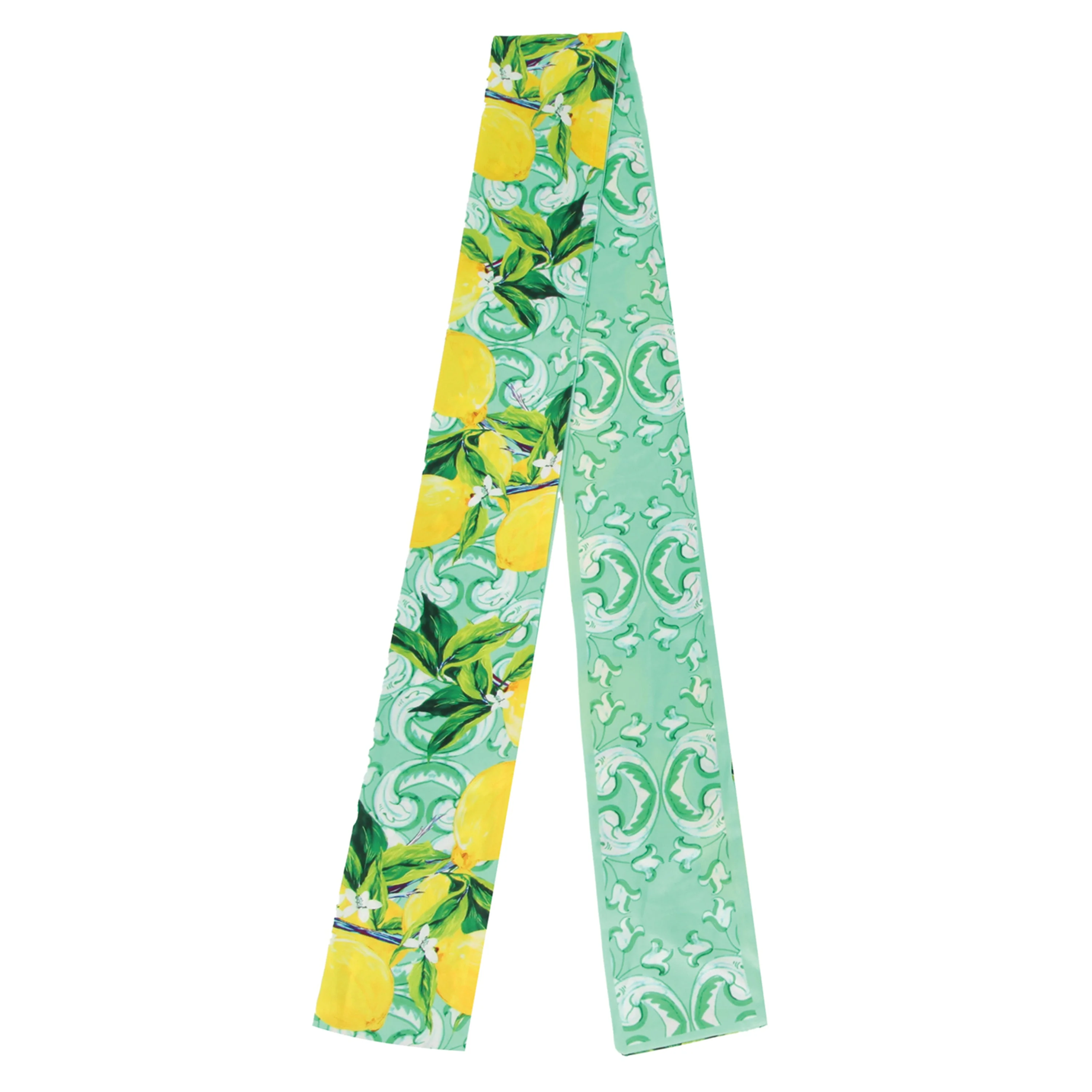 Lemon Scroll Skinny Scarf - Image 4
