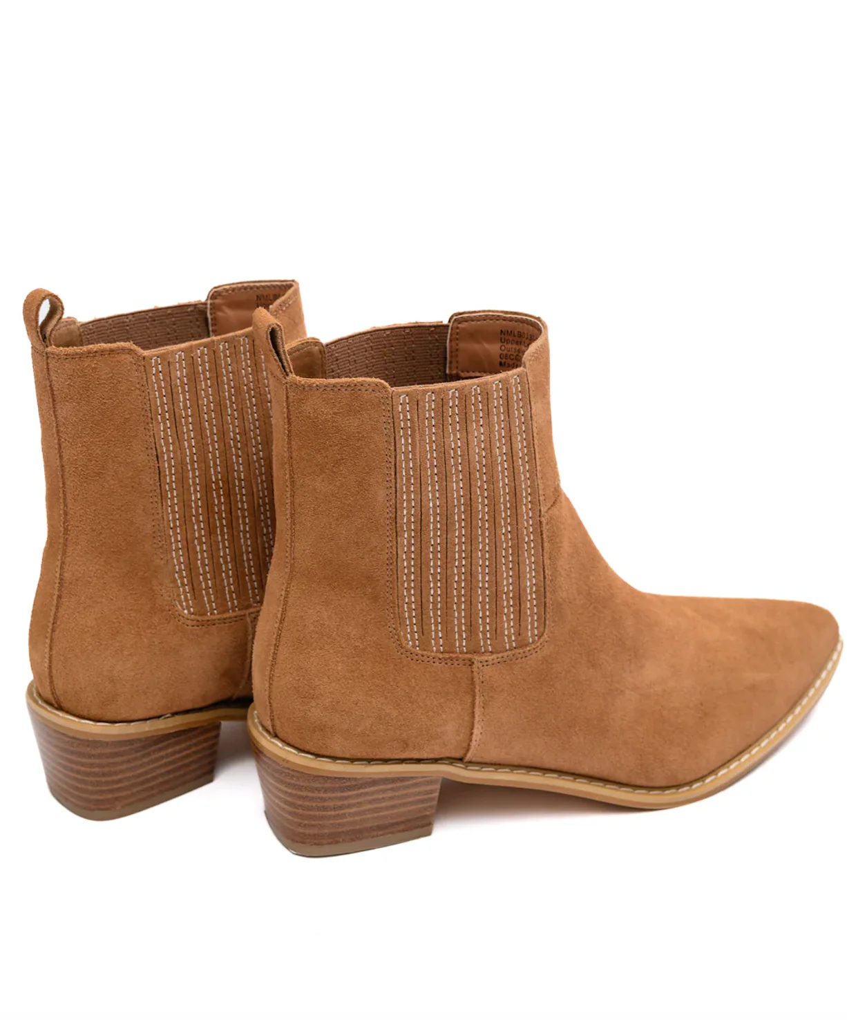 Leonor Suede Ankle Boot in Tan - Image 3