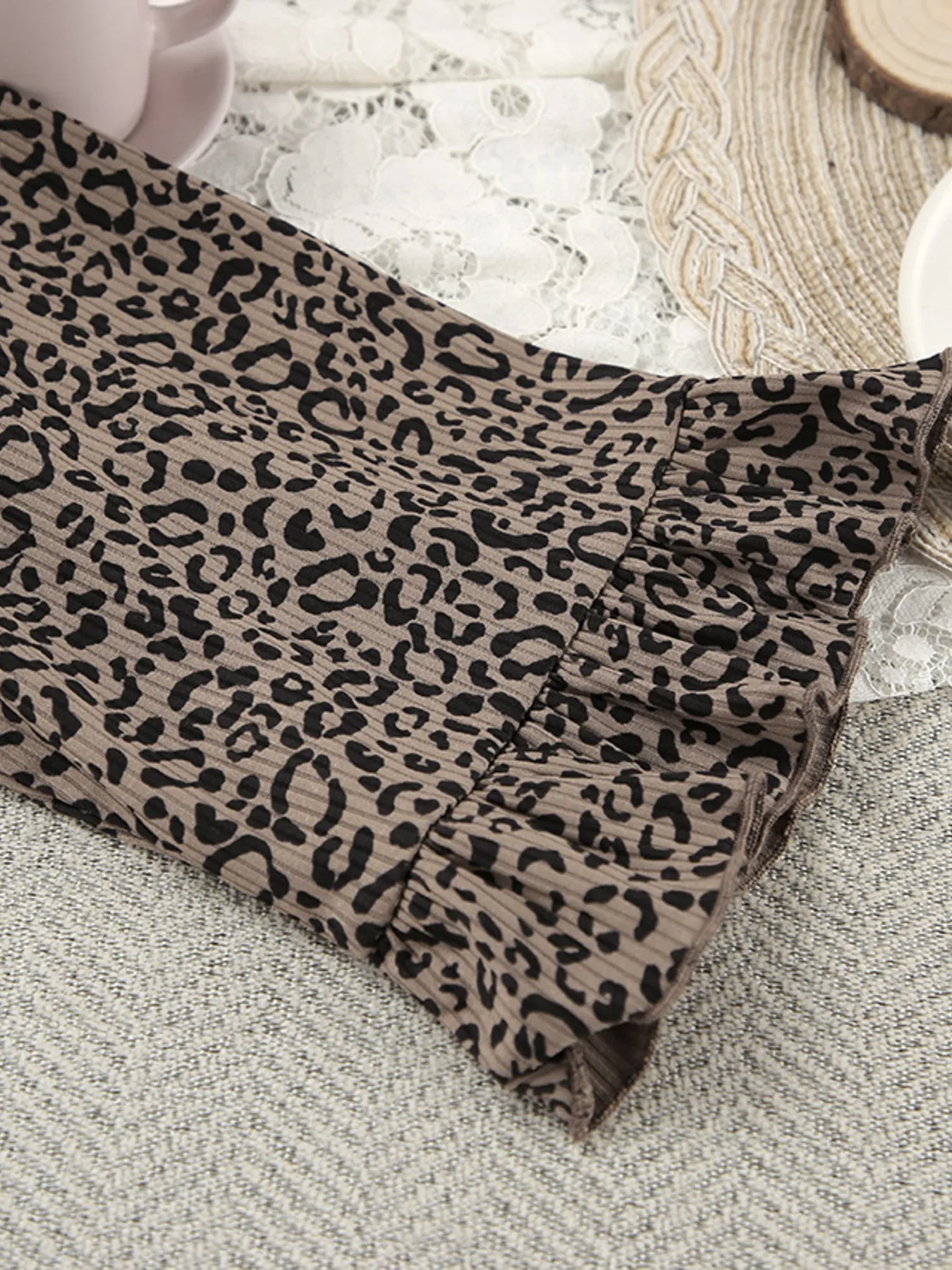 Leopard Cami Cardigan and Shorts 3-Piece Set - Image 14