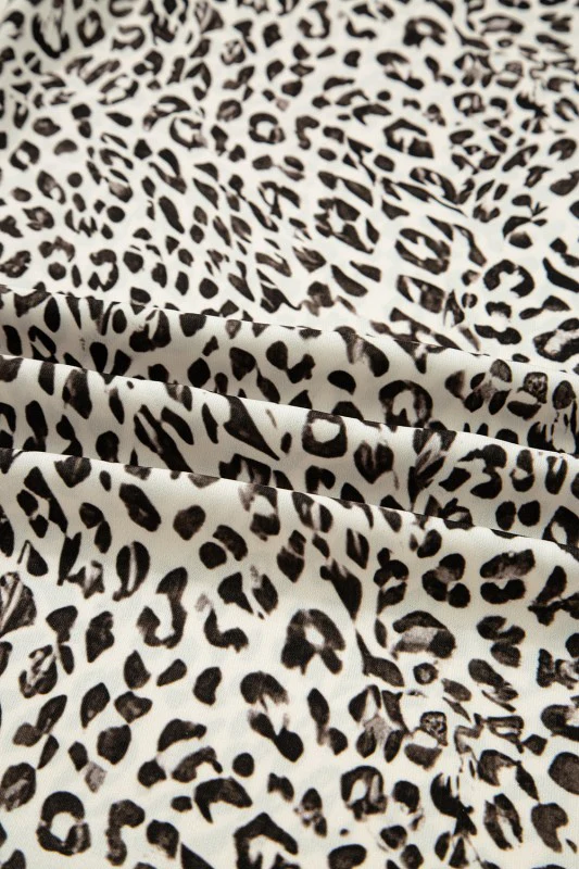 Leopard Drawstring Loose Pants - Image 35