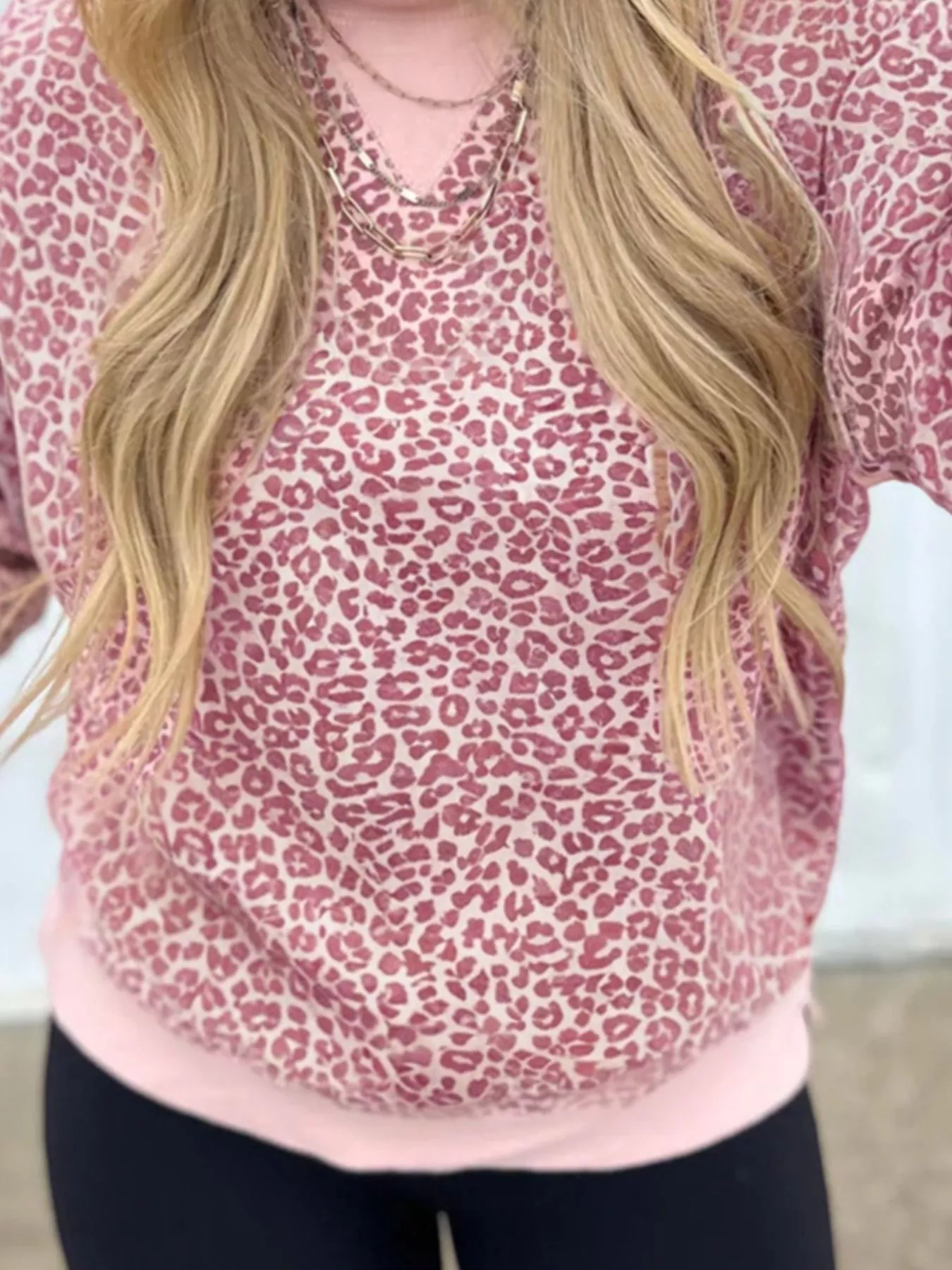 Leopard Long Sleeve Relaxed Fit Sweatshirt - Image 2