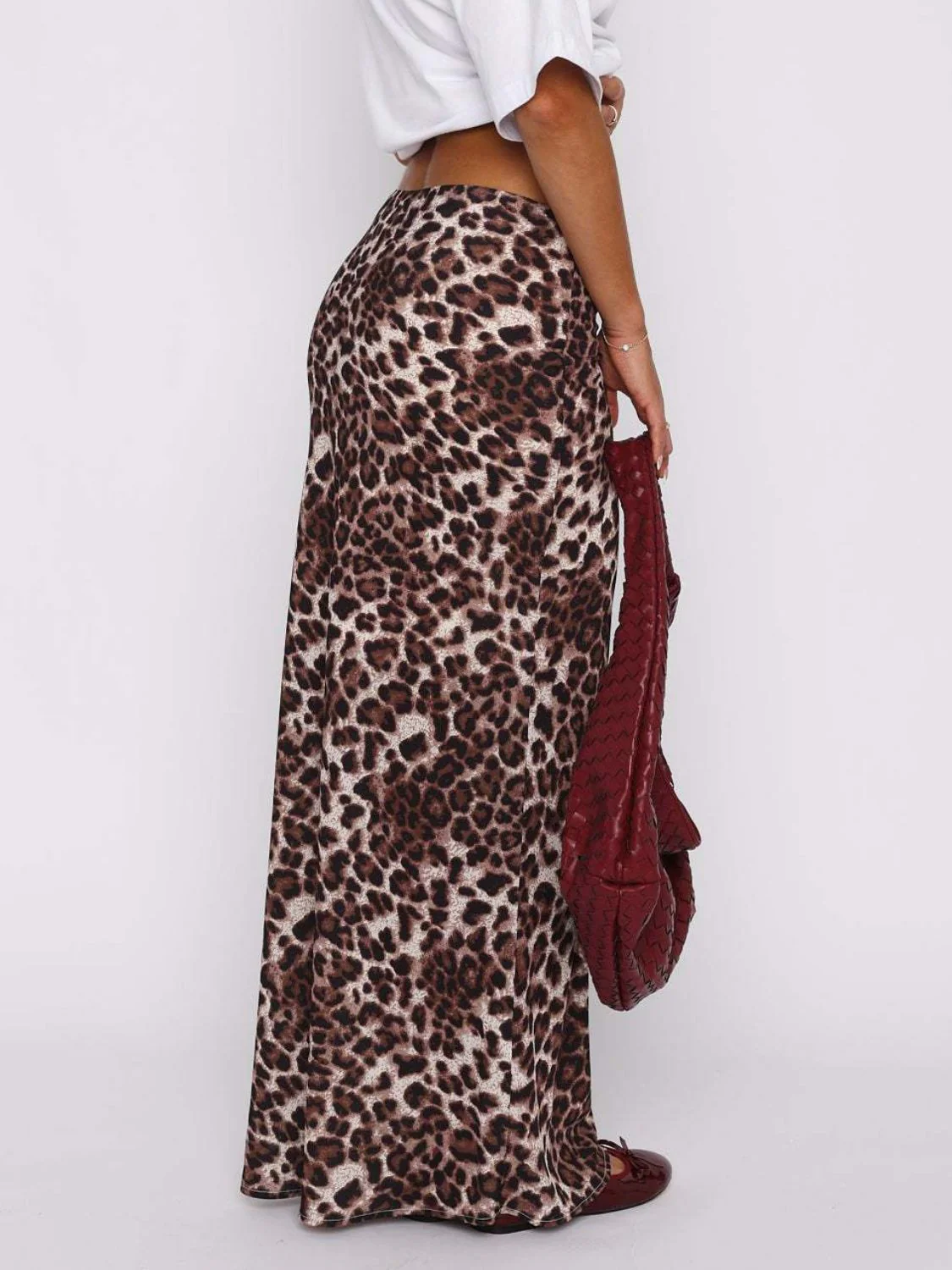 Leopard Maxi Skirt - Image 2