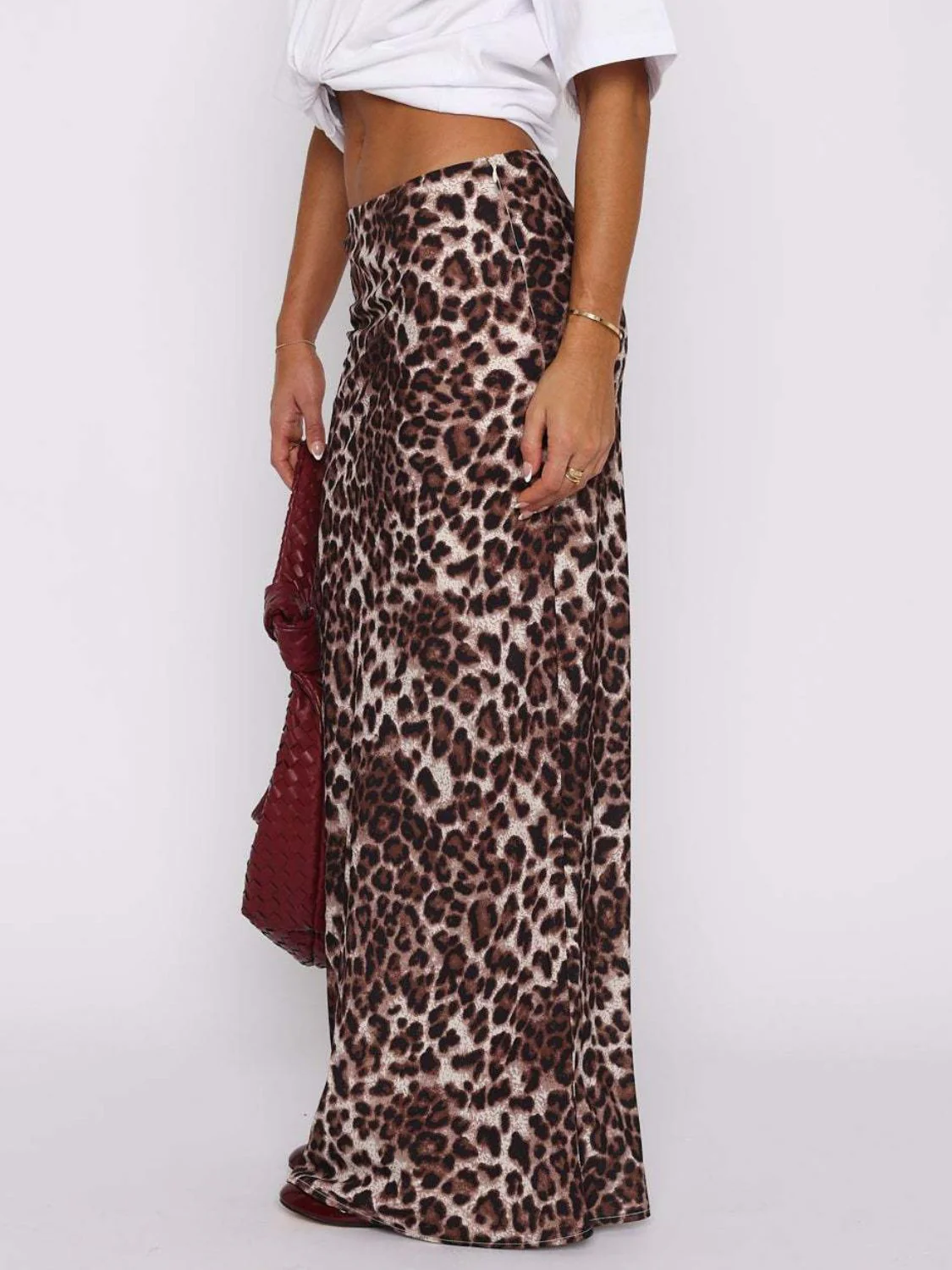 Leopard Maxi Skirt - Image 3