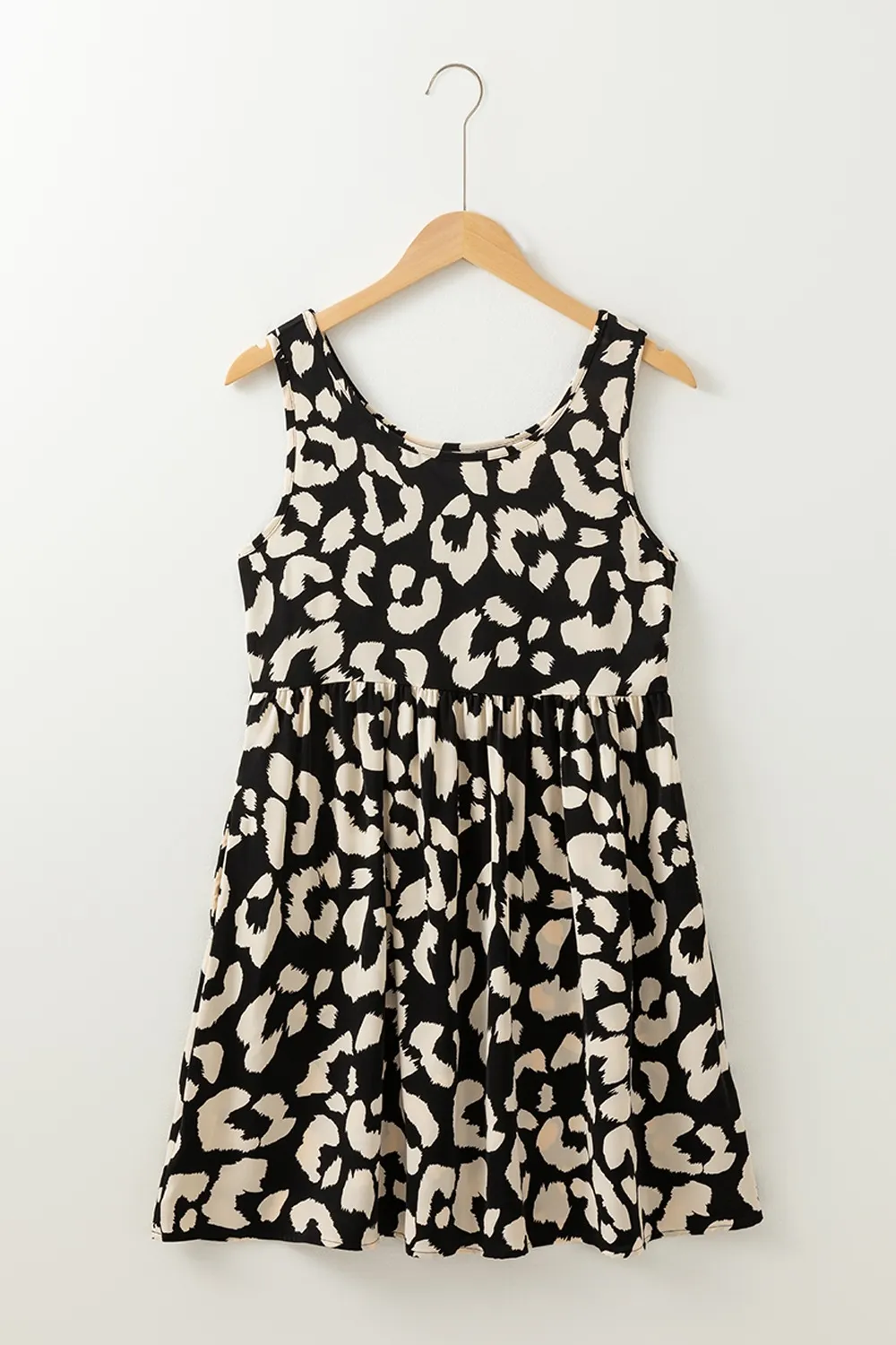 Leopard Print Sleeveless Summer Mini Dress - Image 8