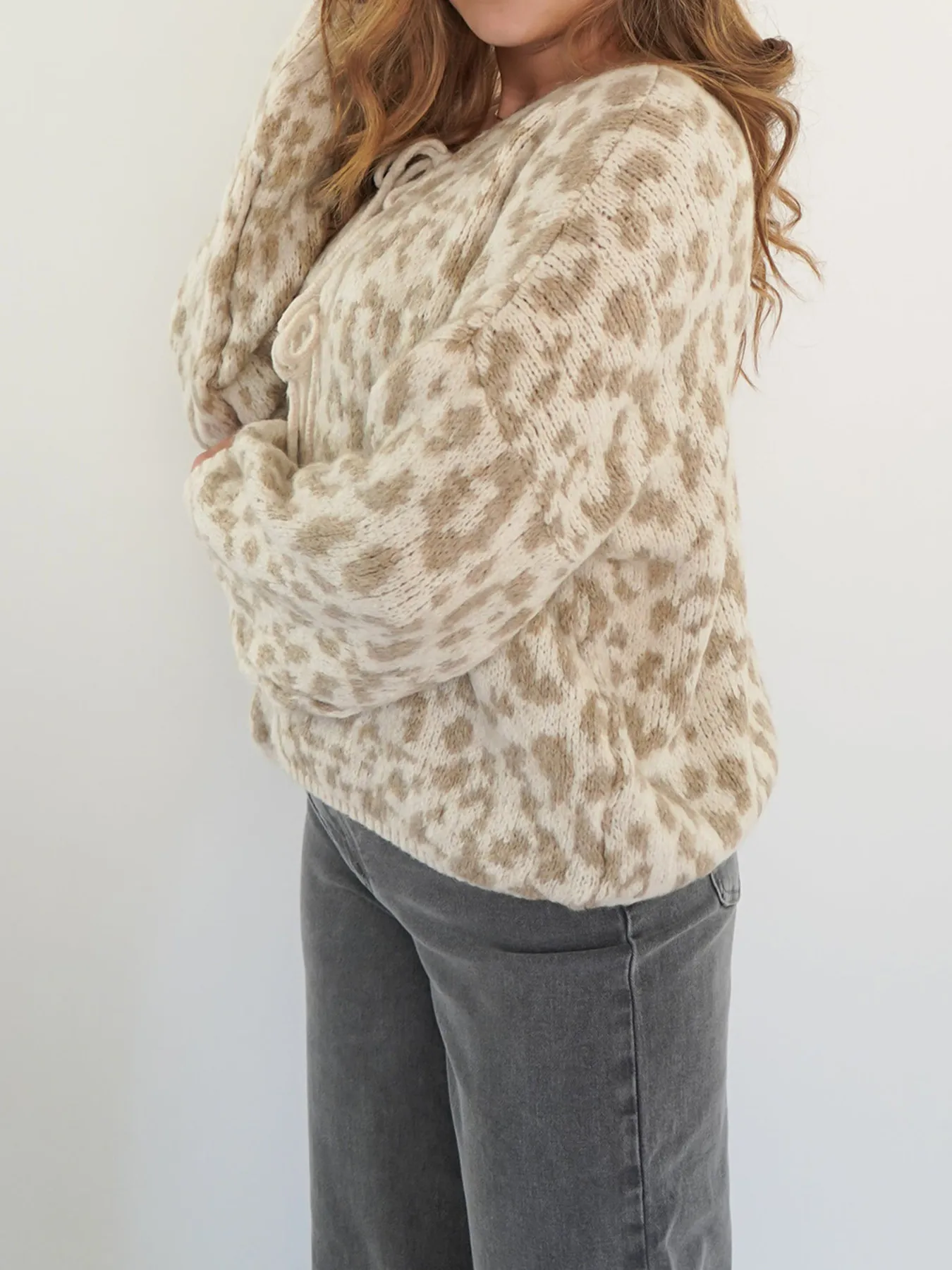 Leopard Tie Front Cardigan - Image 22