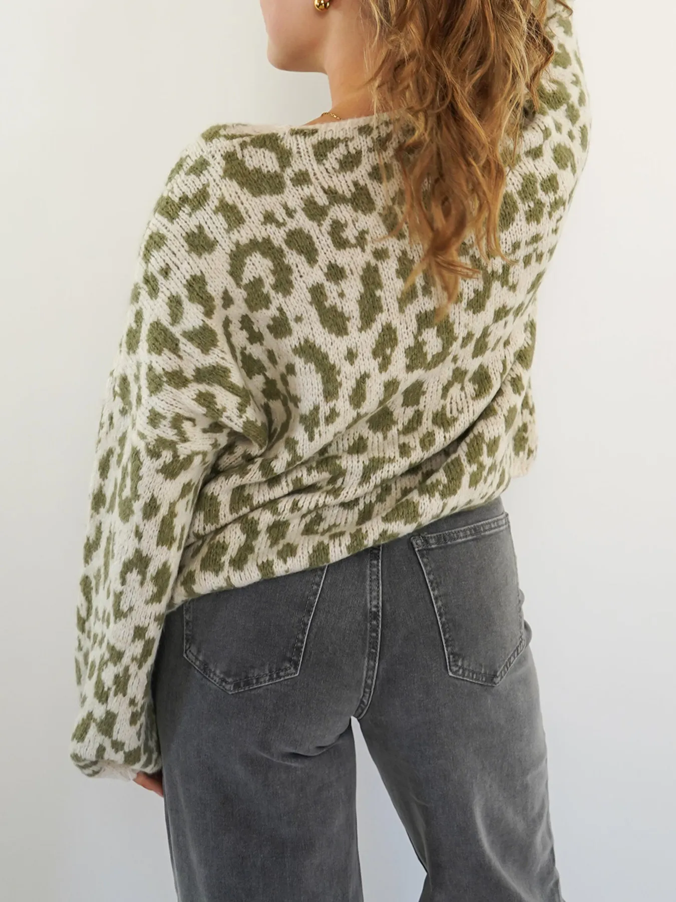Leopard Tie Front Cardigan - Image 9