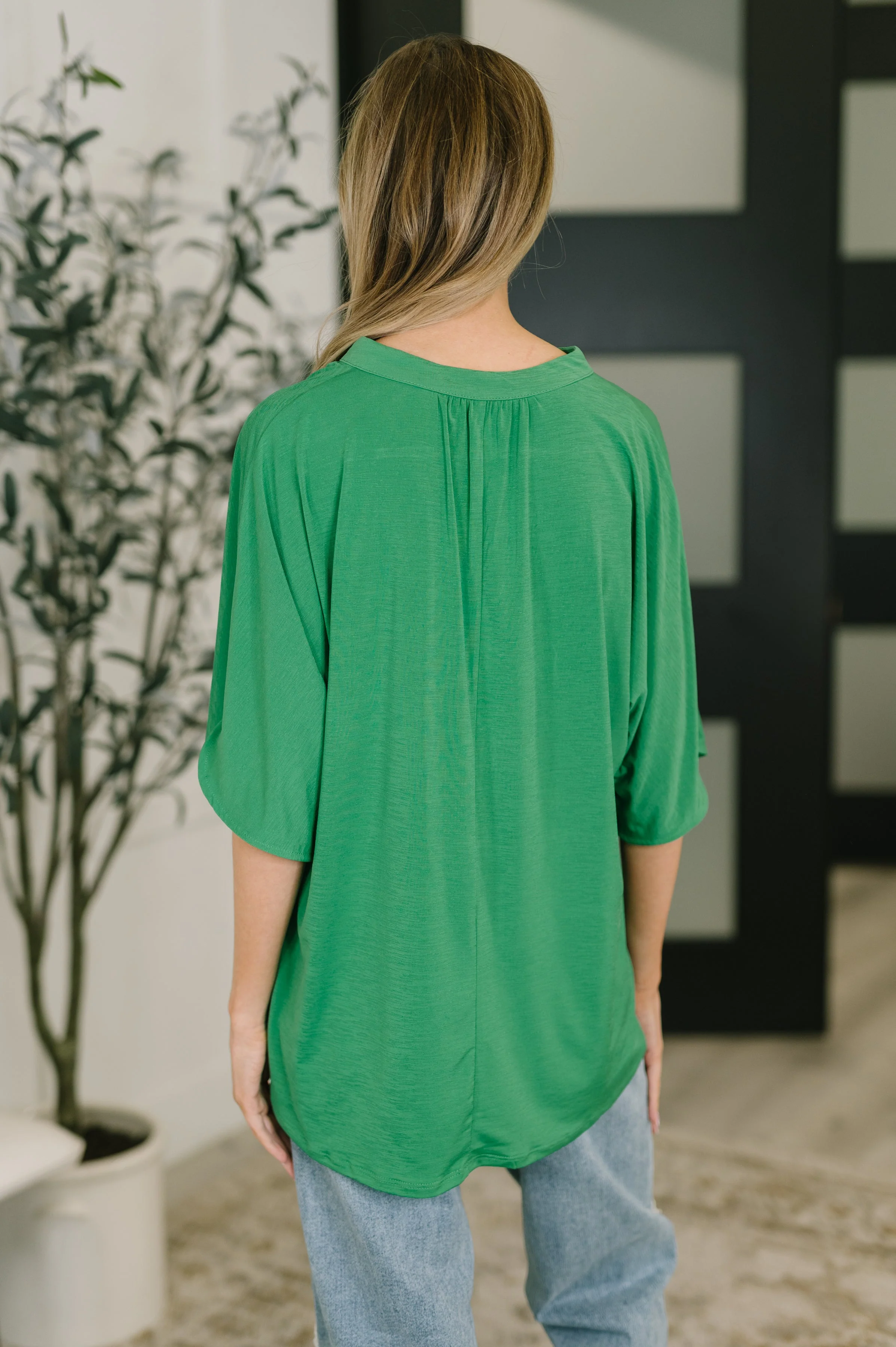 Lizzy Breeze Top in Kelly Green - Image 5