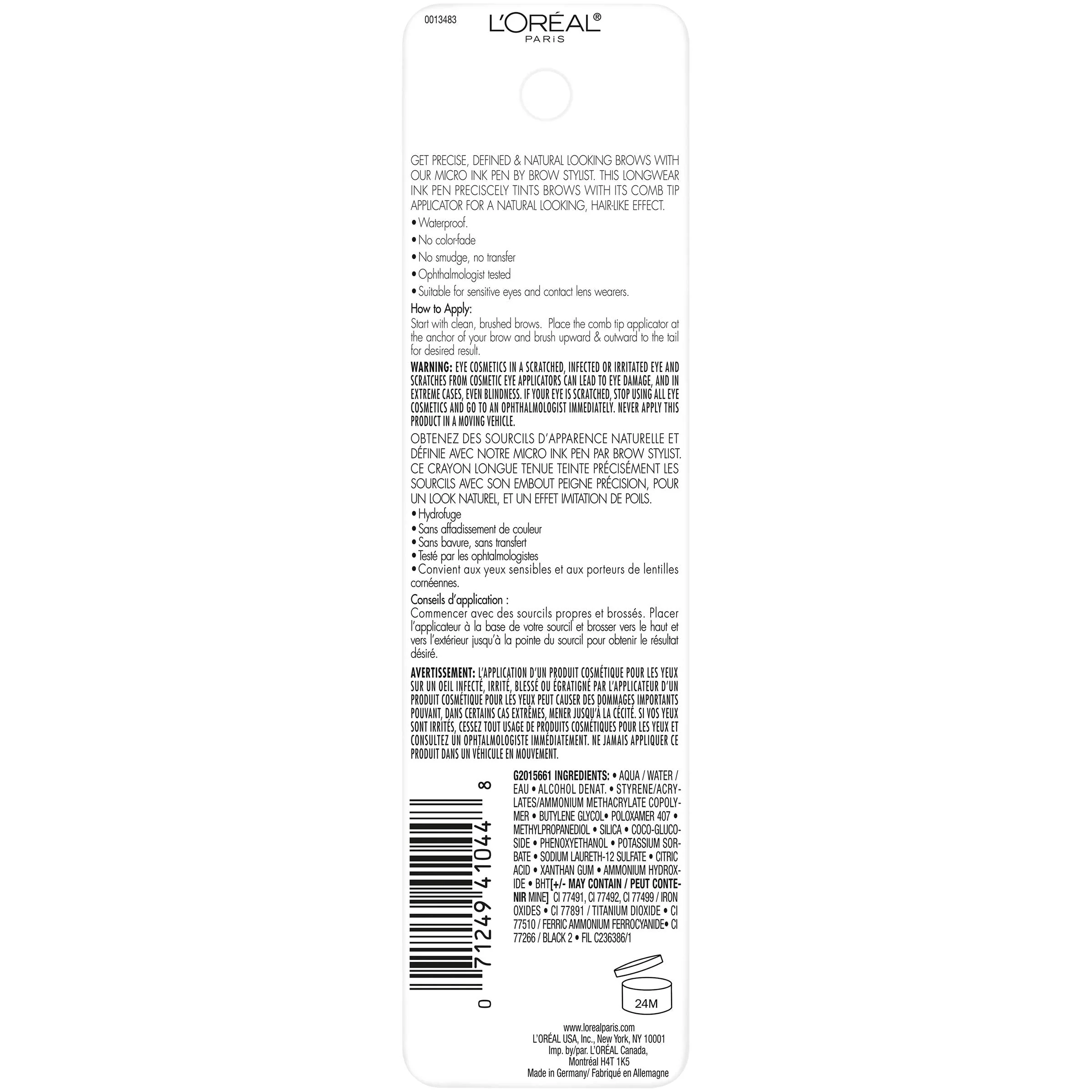 L'Oreal Paris Brow Stylist Micro Ink Pen by Brow Stylist, Up to 48HR Wear - Image 22