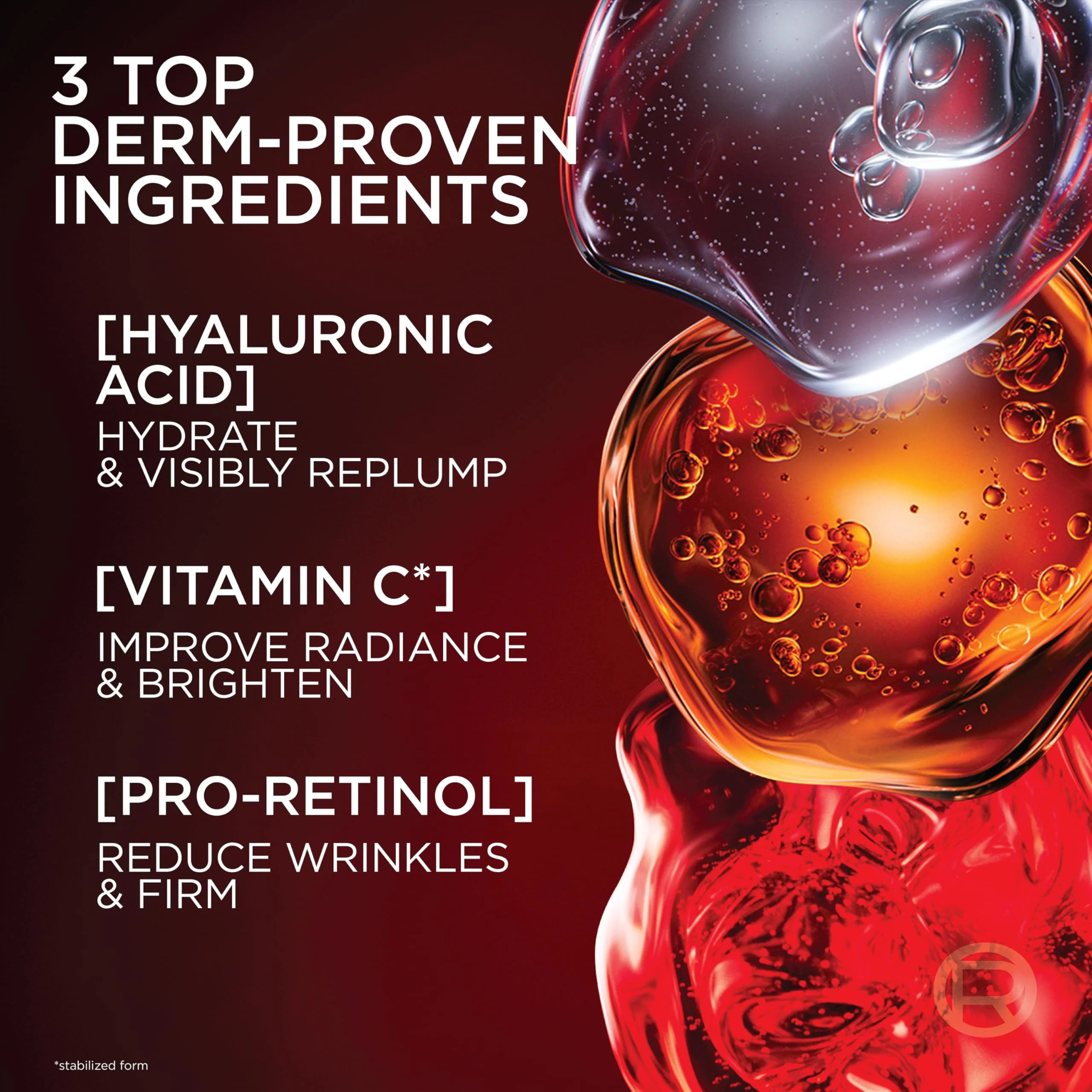 Loreal Paris revitaliftface creamfacereduce wrinkles, firm and brighten skincreambottlehyaluronic acid and vitamin cfragrance free - Image 12