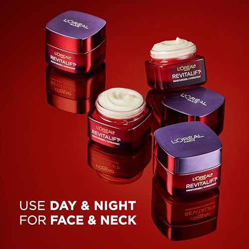 Loreal Paris revitaliftface creamfacereduce wrinkles, firm and brighten skincreambottlehyaluronic acid and vitamin cfragrance free - Image 7
