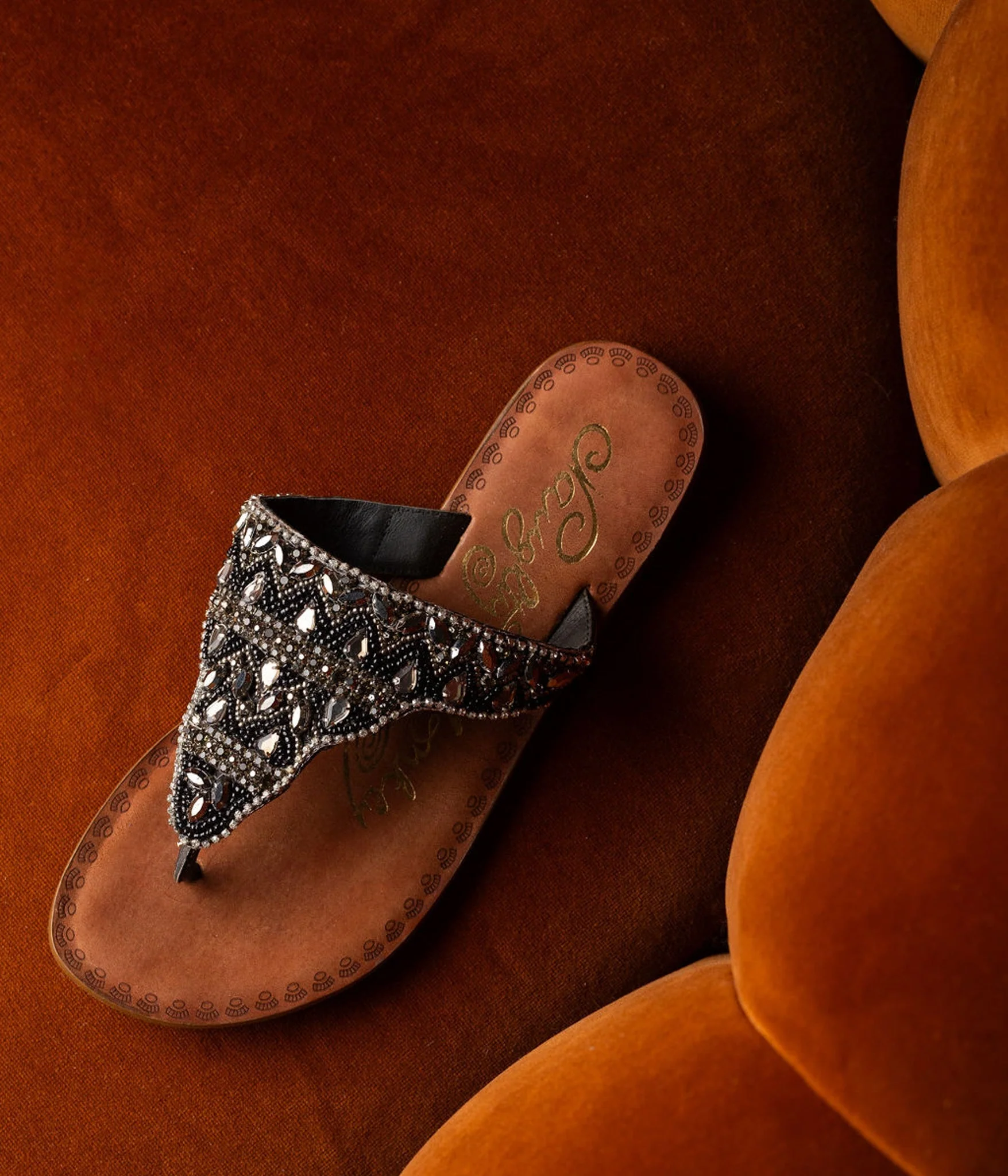 Loving U Sandals in Black - Image 6