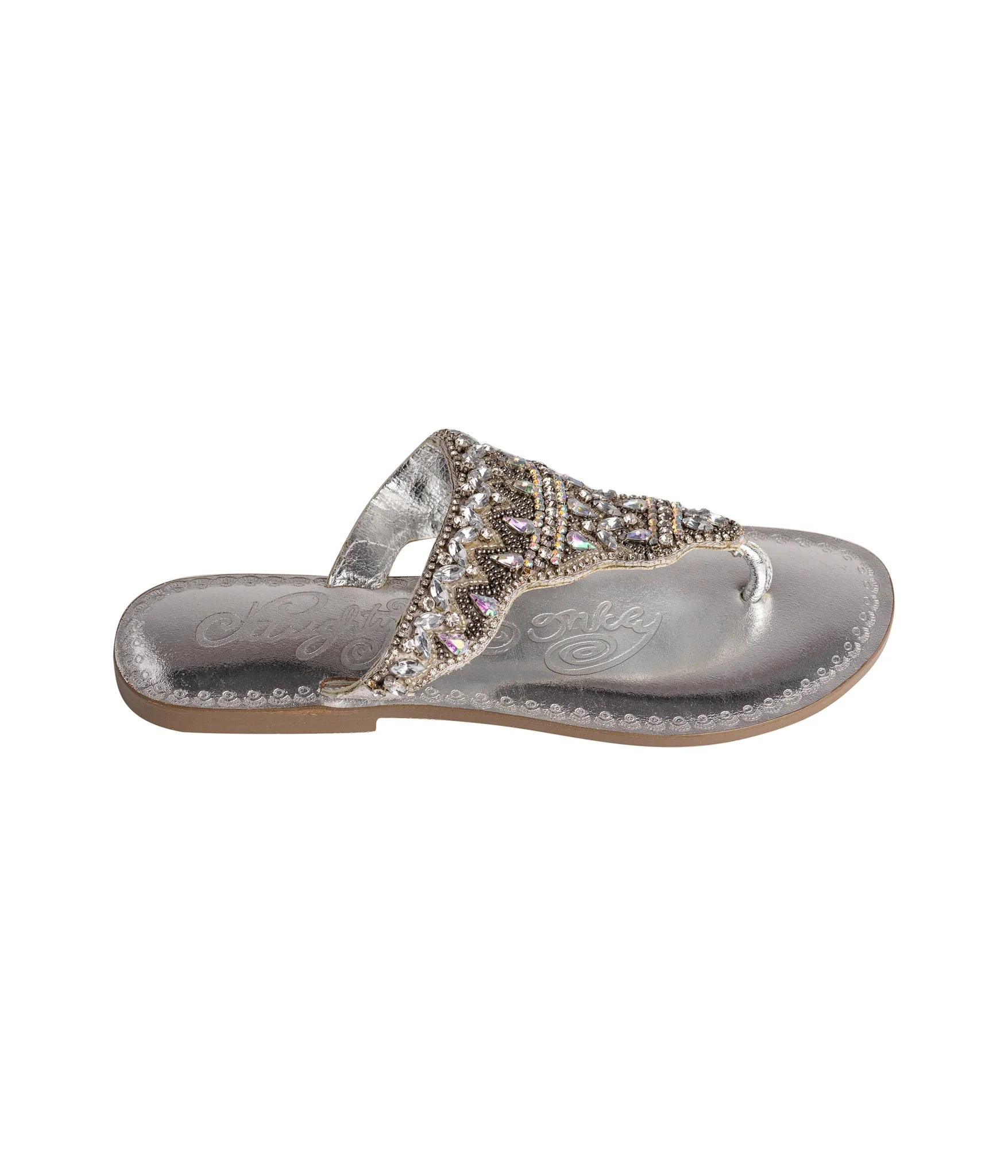 Loving U Sandals in Silver - Image 6