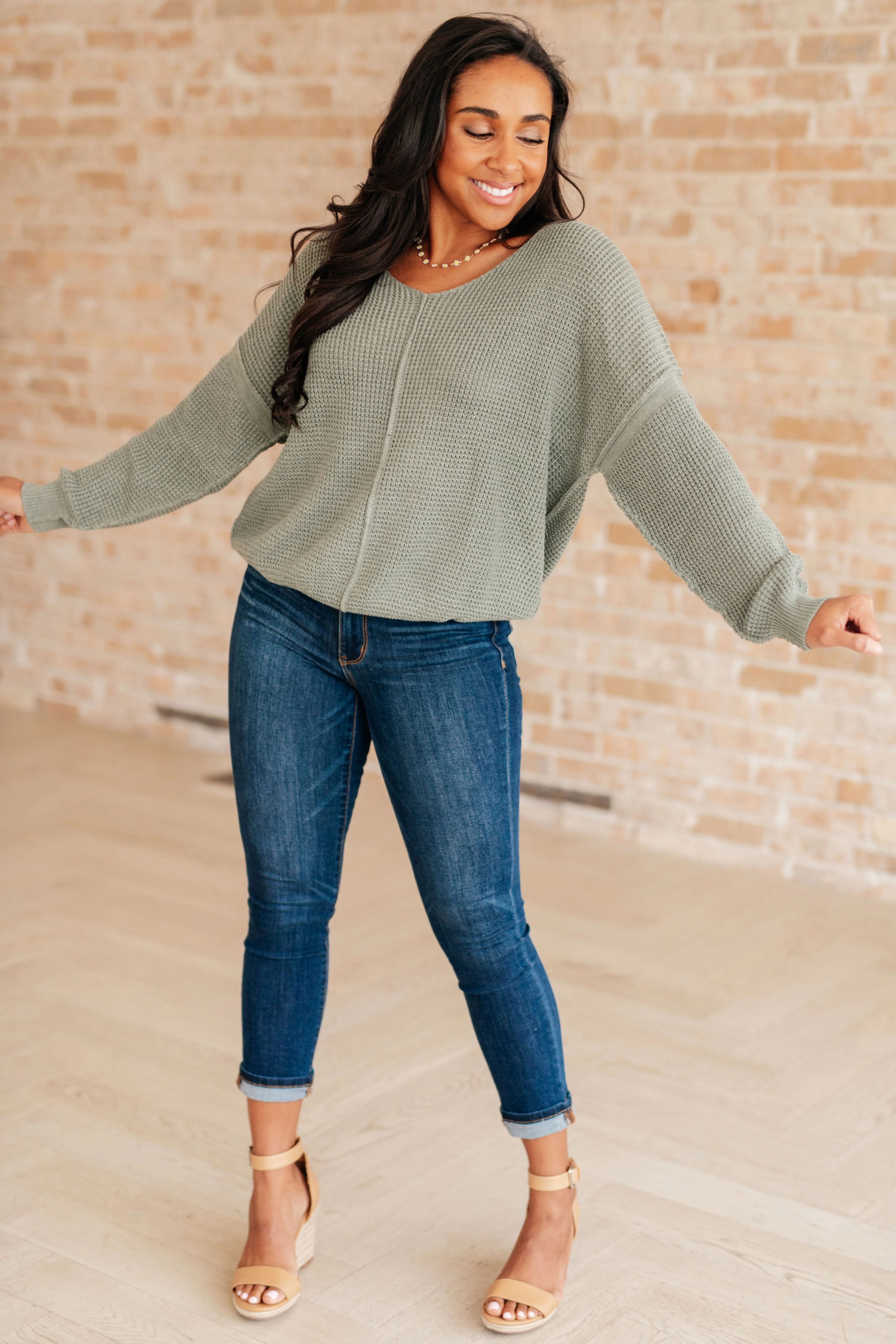 Magi Lune V-Neck Sweater - Image 3