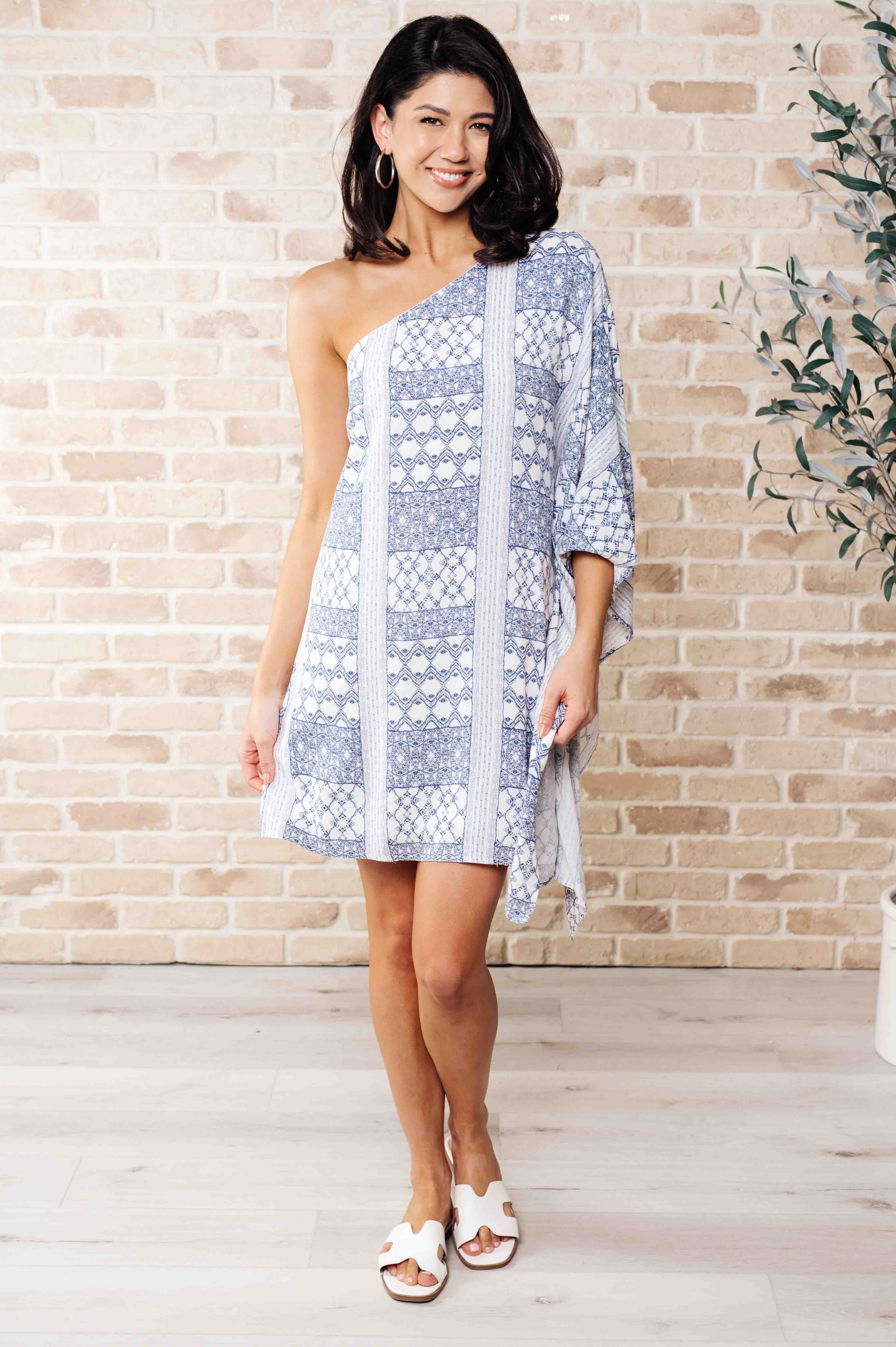 Marjorie One Shoulder Dress - Image 2