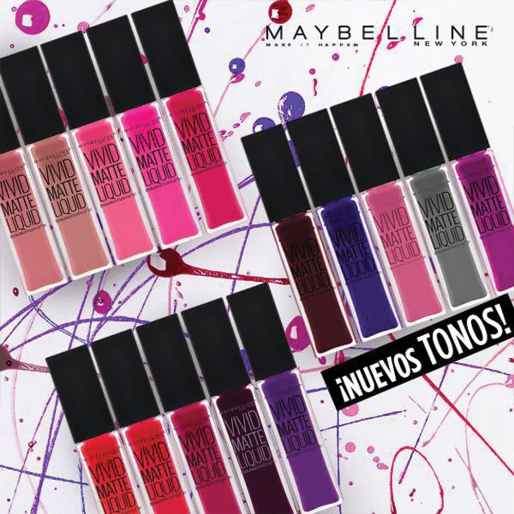 Maybelline New York Color Sensational Vivid Matte Liquid, Nude Thrill, 0.26 Fluid Ounce - Image 6