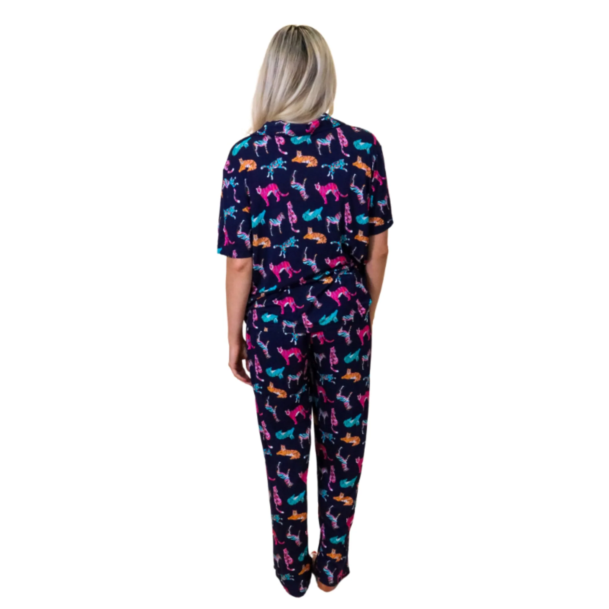 Midnight Roar Bamboo Pajama Set - Image 3