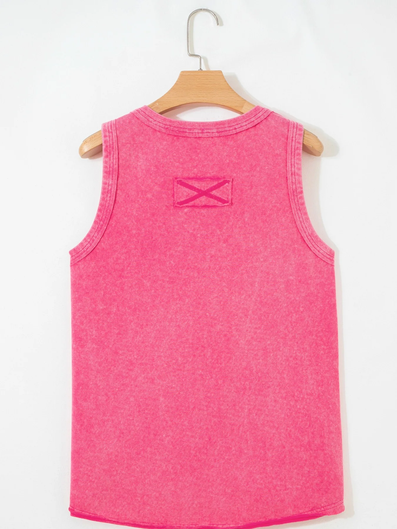 Mineral Wash V Neck Tank Top - Image 5