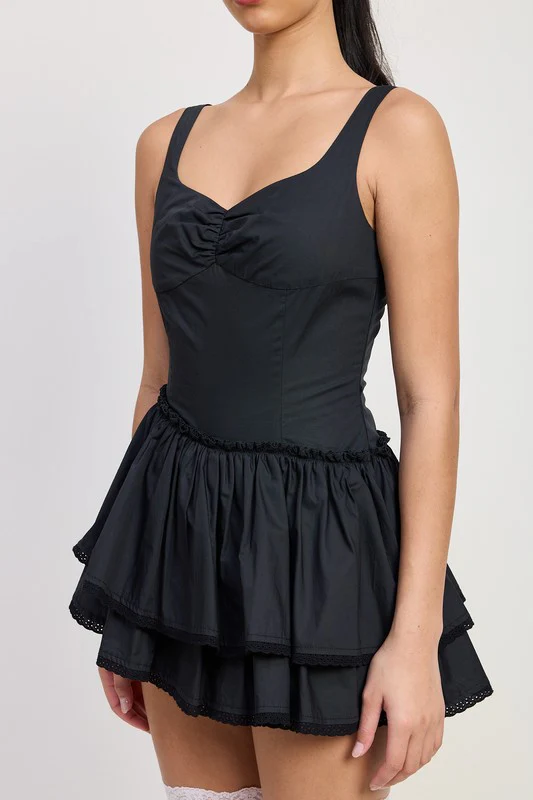 MINI ASYMMETRICAL SLEEVELESS DRESS - Image 10