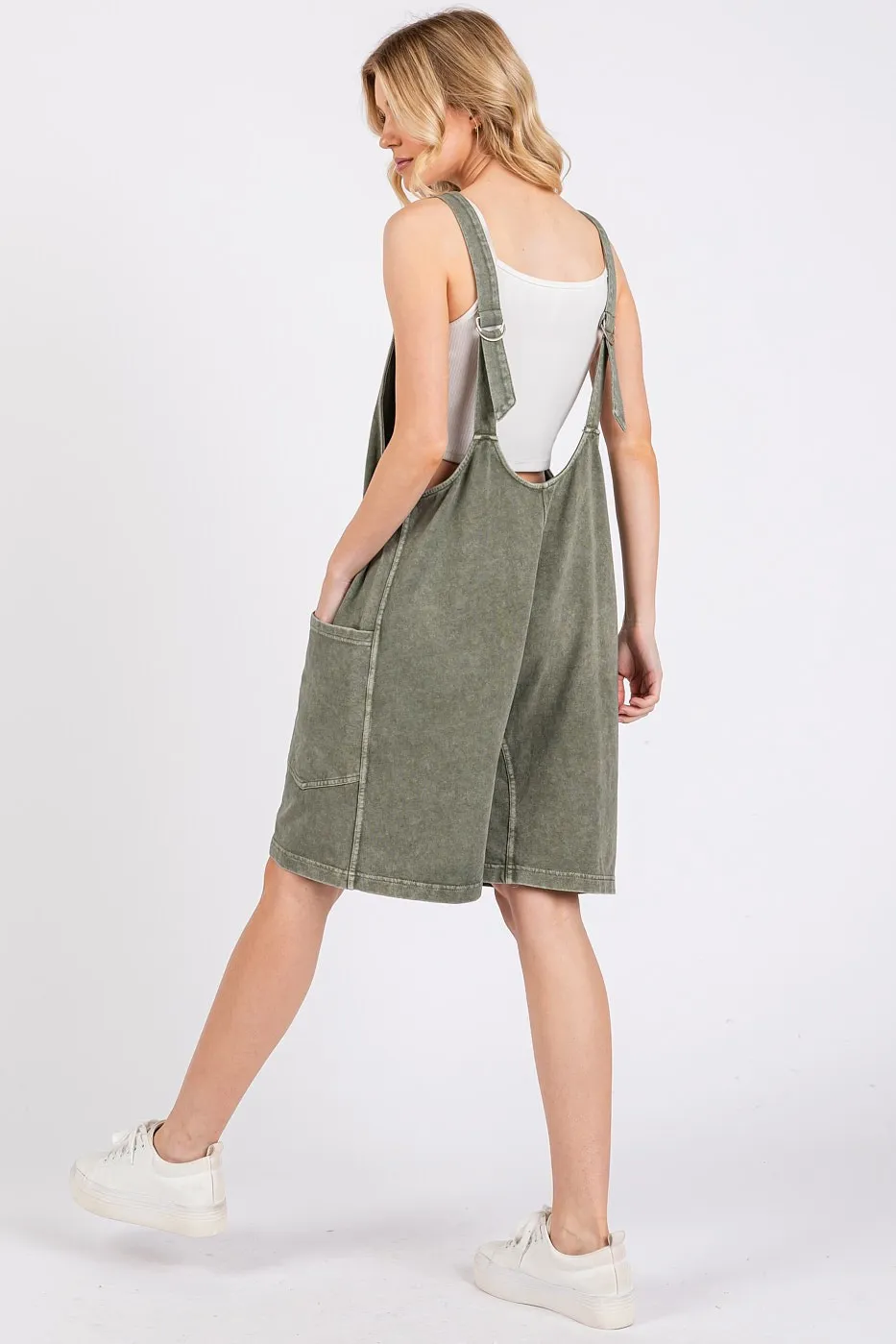 Mittoshop Low Scoop Neck Tank Washed French Terry Romper - Image 8