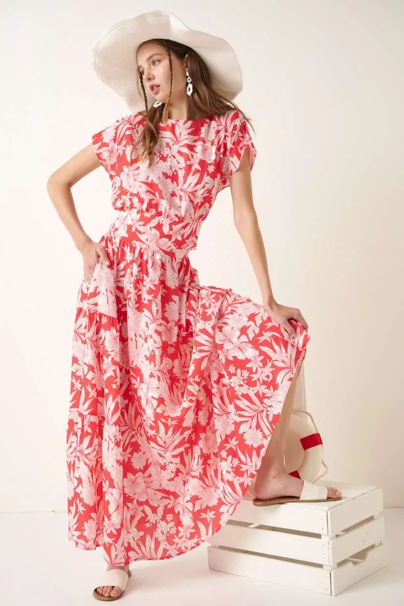 Mittoshop Tropical Print Top and Skirt Set - Image 2
