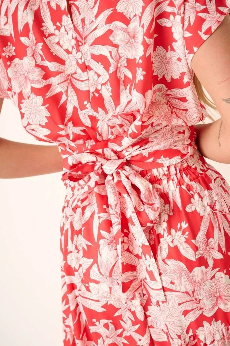 Mittoshop Tropical Print Top and Skirt Set - Image 7