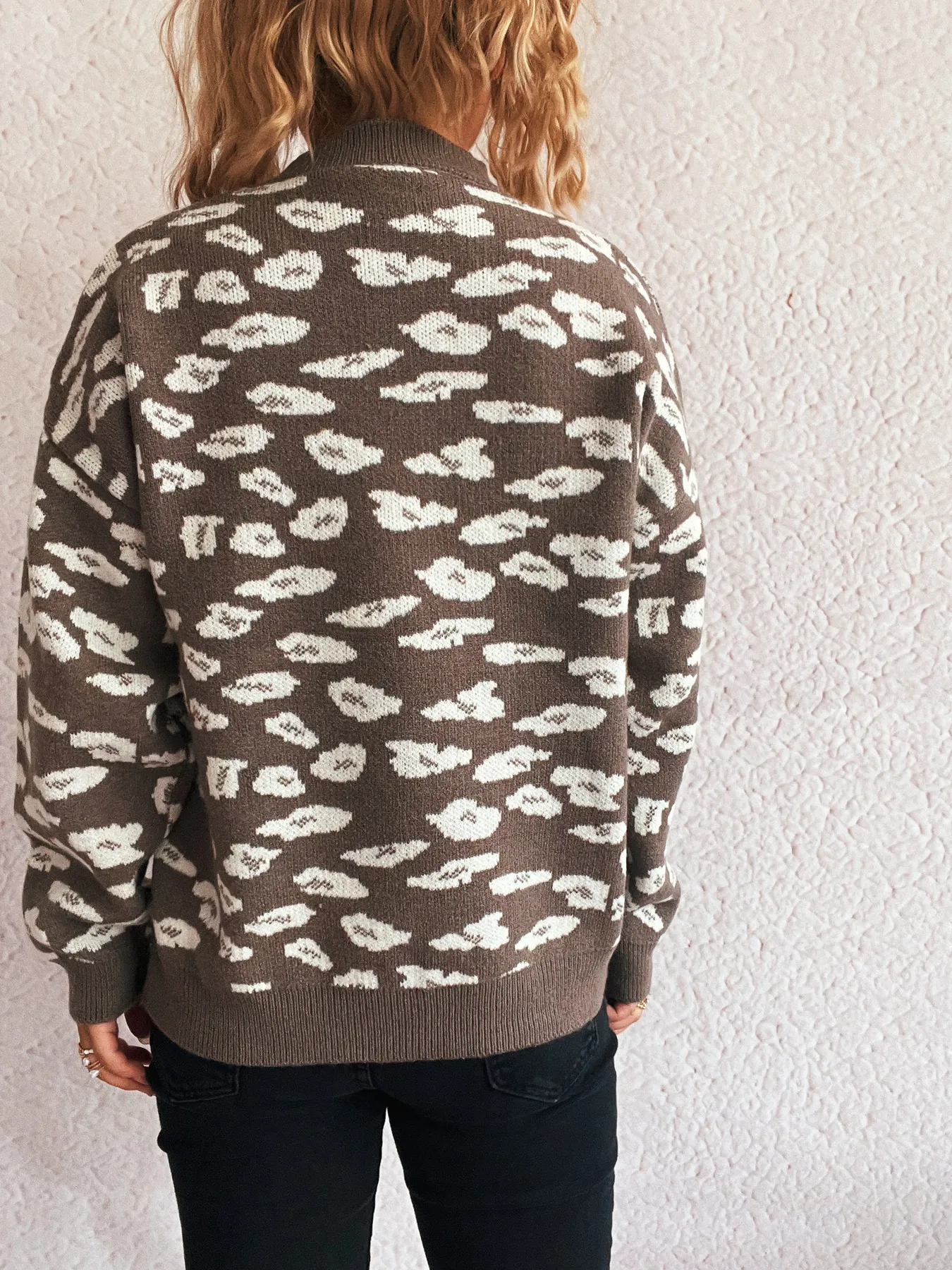 Mock Neck Long Sleeve Sweater - Image 10