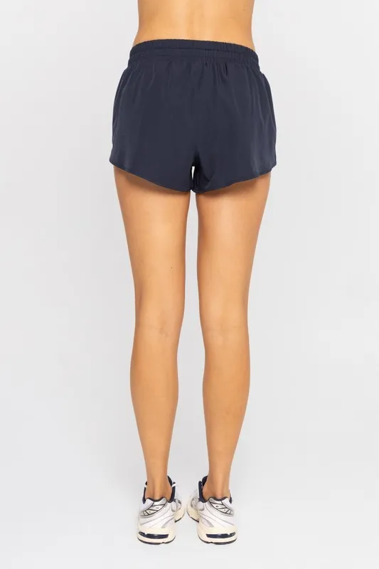 MONO B Drawcord Mini Shorts - Image 2