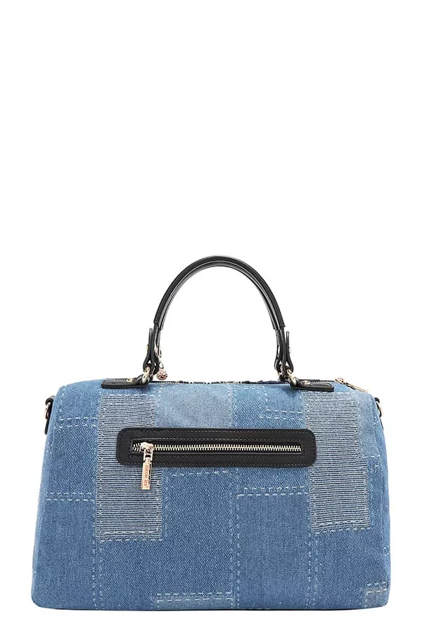 Nicole Lee USA Bosque De Amor Denim Boston Bag - Image 5