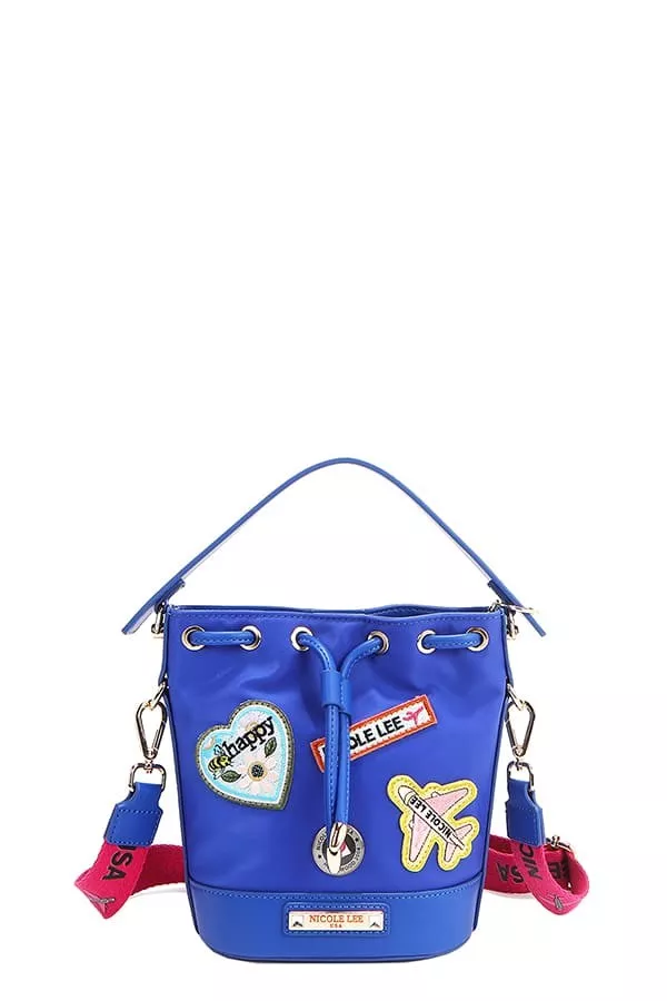 Nicole Lee USA Color Patch Bucket Bag - Image 26